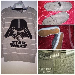Star wars sweater /9 shoes
